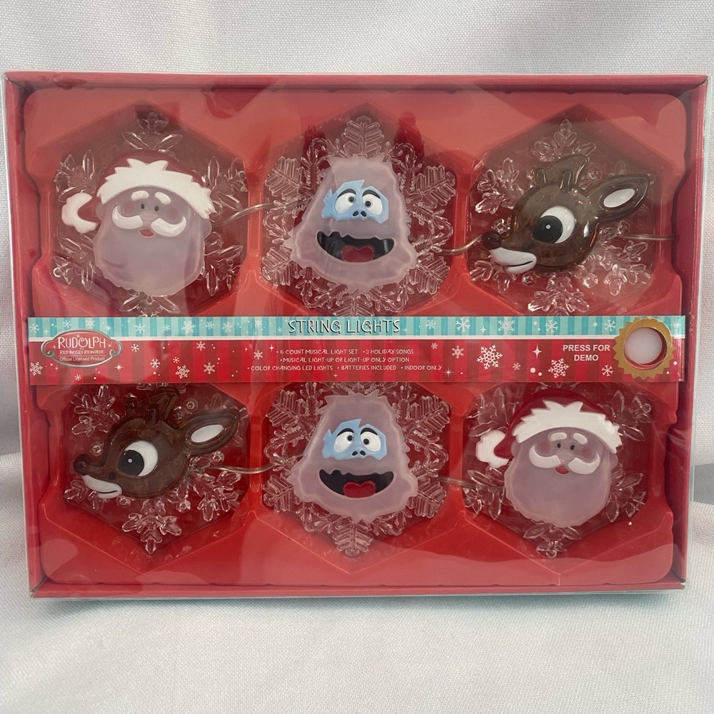 Rudolph  Red- Nosed Reindeer & Friends String Lights